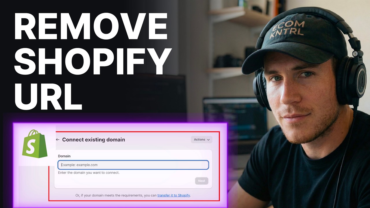 How To Remove Shopify From URL (2026) | Domains Settings