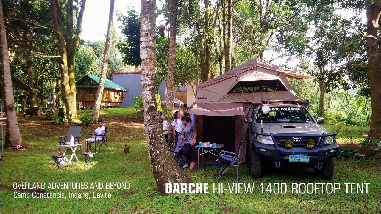 Setting up the Darche Hi-View 1400 Rooftop Tent @ Camp Constancia, Indang, Cavite