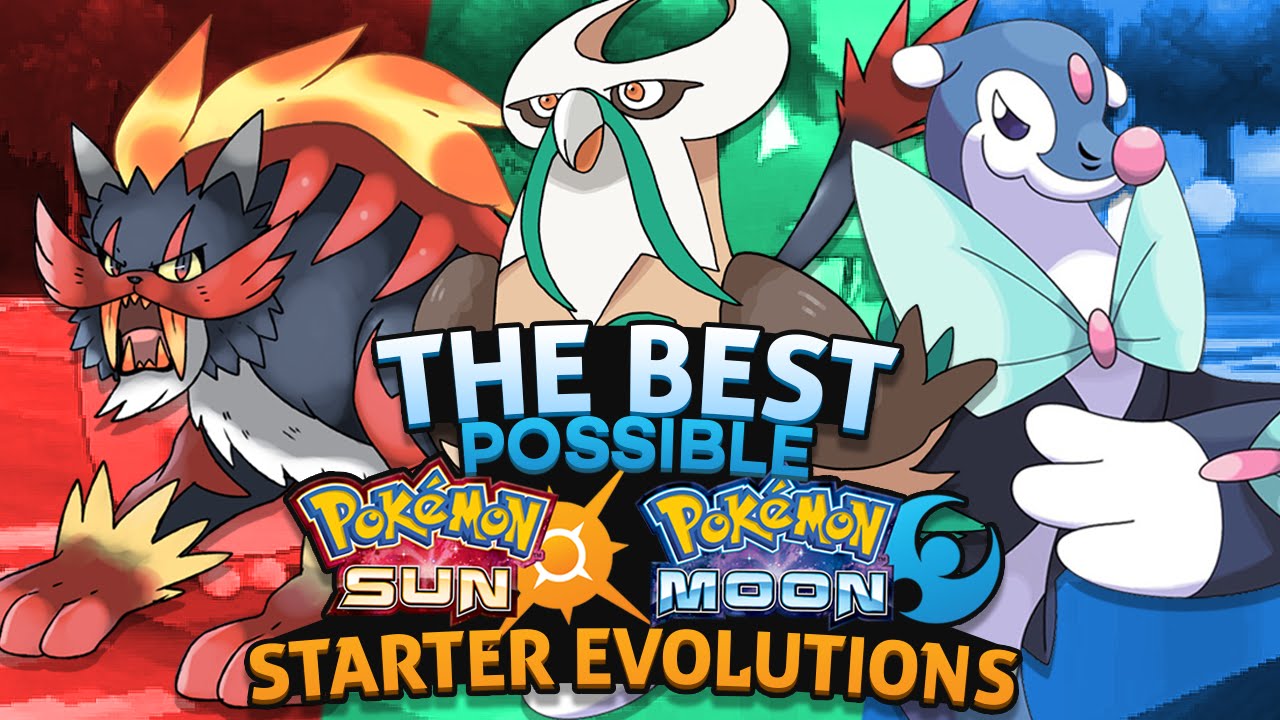 Лучшие возможные стартовые эволюции Pokemon Sun и Moon