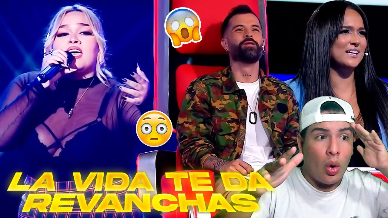 REACCIÓN La gran Joaquina Carruitero volvió por su revancha a La Voz Perú 🔥🤯