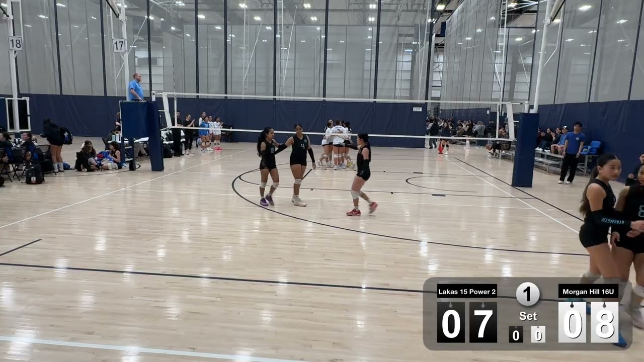 Lakas 15 Power 2 vs Morgan Hill 16U (1st set)