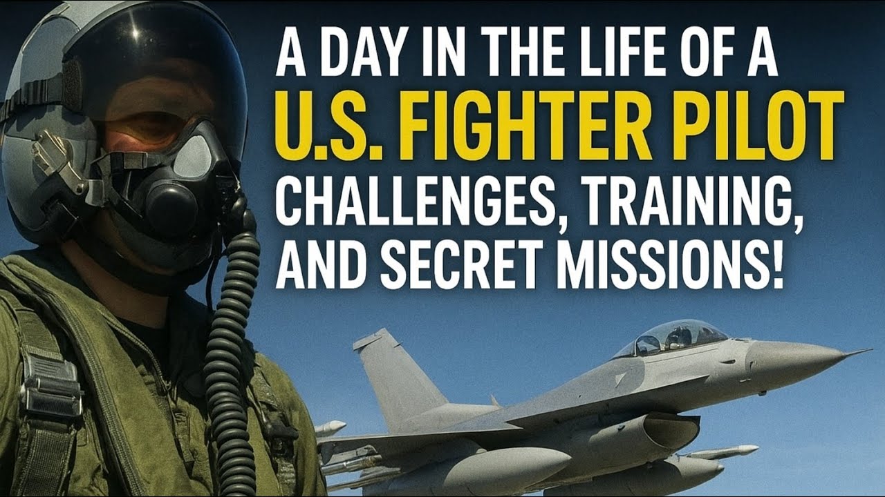 A Day in the Life of a U.S. Fighter Pilot Challenges, Training, and Secret Missions!