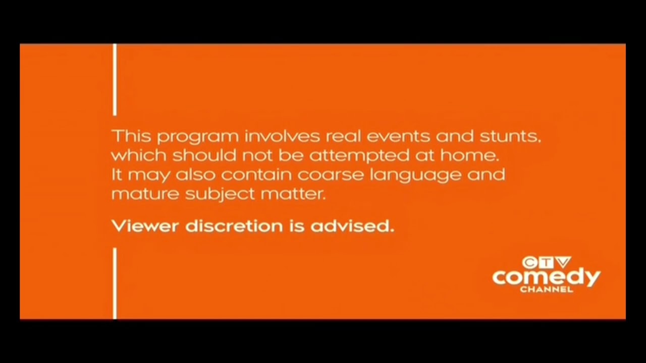 CTV Comedy Channel (2020) - Events and Stunts, Language and Mature Subject Matter Viewer Advisory