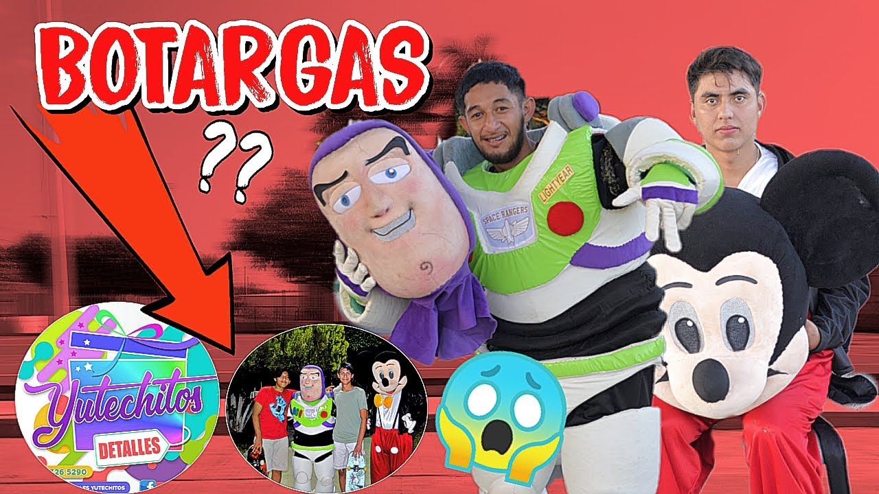SALIMOS VESTIDOS DE BOTARGAS😱 | mickey mouse experiencia social