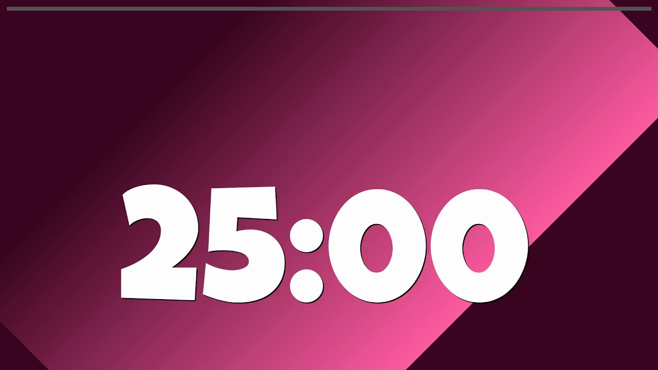 25 Minute Classroom Timer (Valentine’s Day) | Projector Friendly Countdown