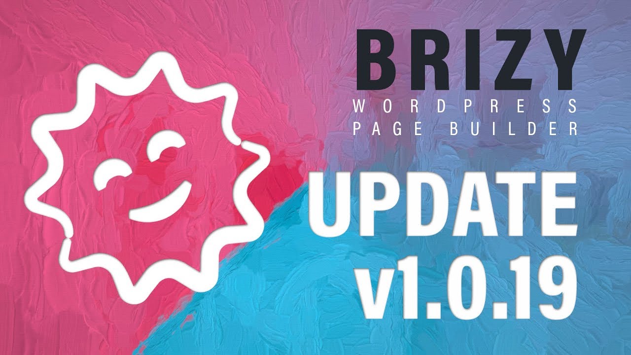 Brizy UPDATE v 1.0.19