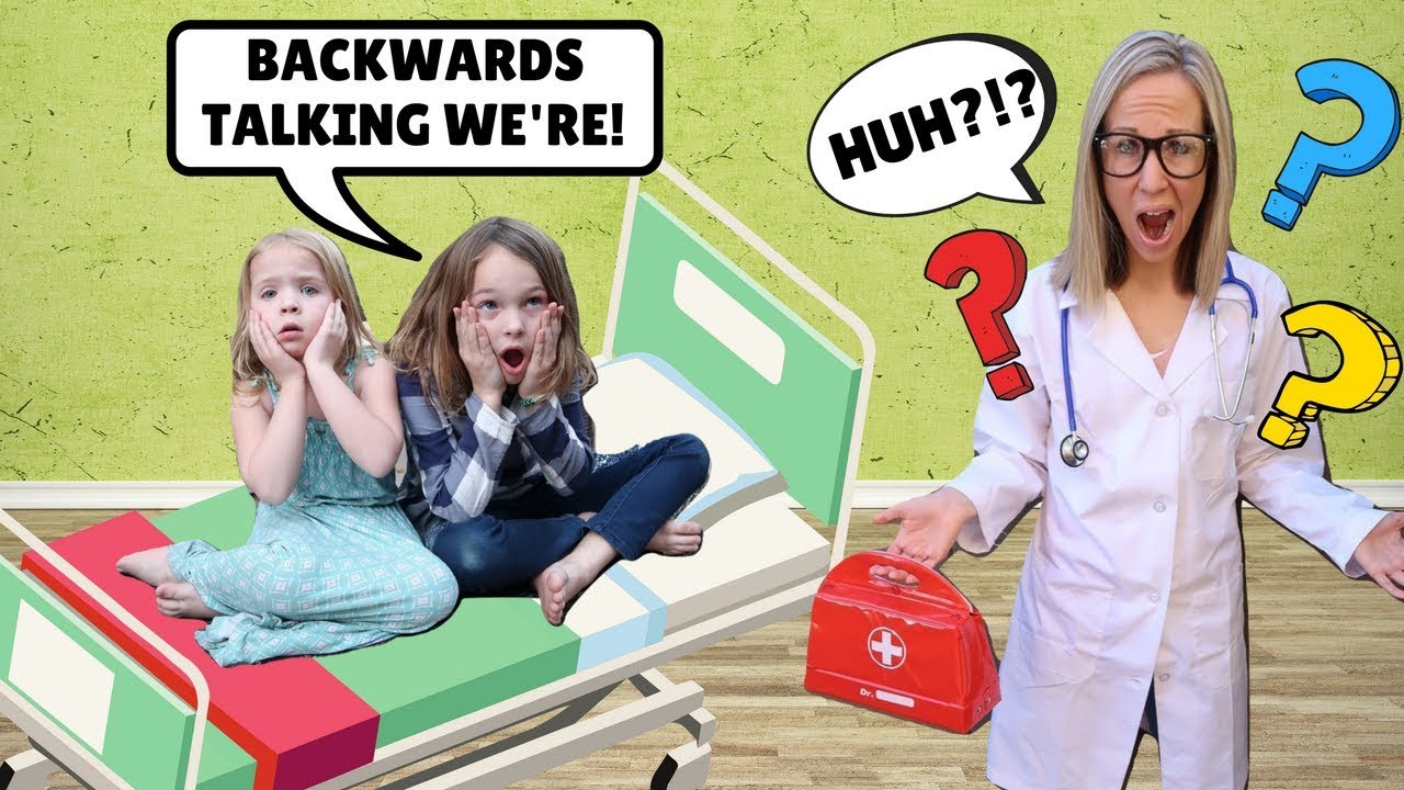 Addy and Maya Talk Backwards at the Toy Doctor