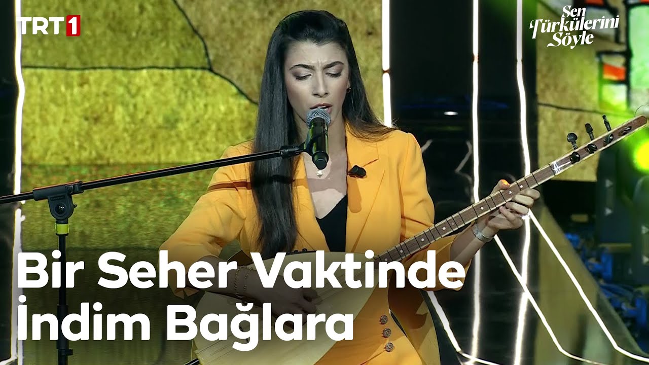 İlayda Türkü Yıldız - Bir Seher Vaktinde İndim Bağlara - Sen Türkülerini Söyle 15. Bölüm @trt1