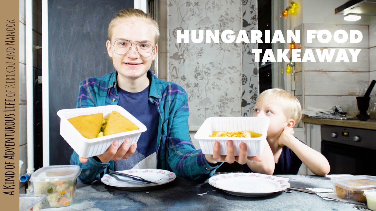 Kirikou and Nanook try Hungarian takeaway