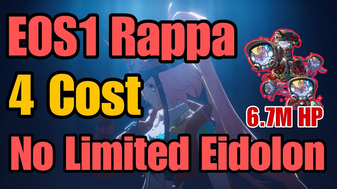 [HSR] [MoC 3.2] Queen of Break!! | E0S1 Rappa 4 Cost 0-Cycle | No Limited Eidolon | 01乱破4金0t五合一