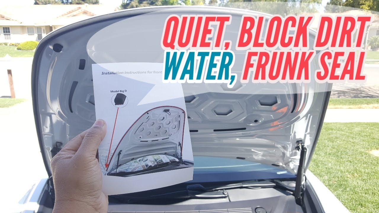Tesla Model 3 Hood (Frunk) Seal Installation 1 of 2