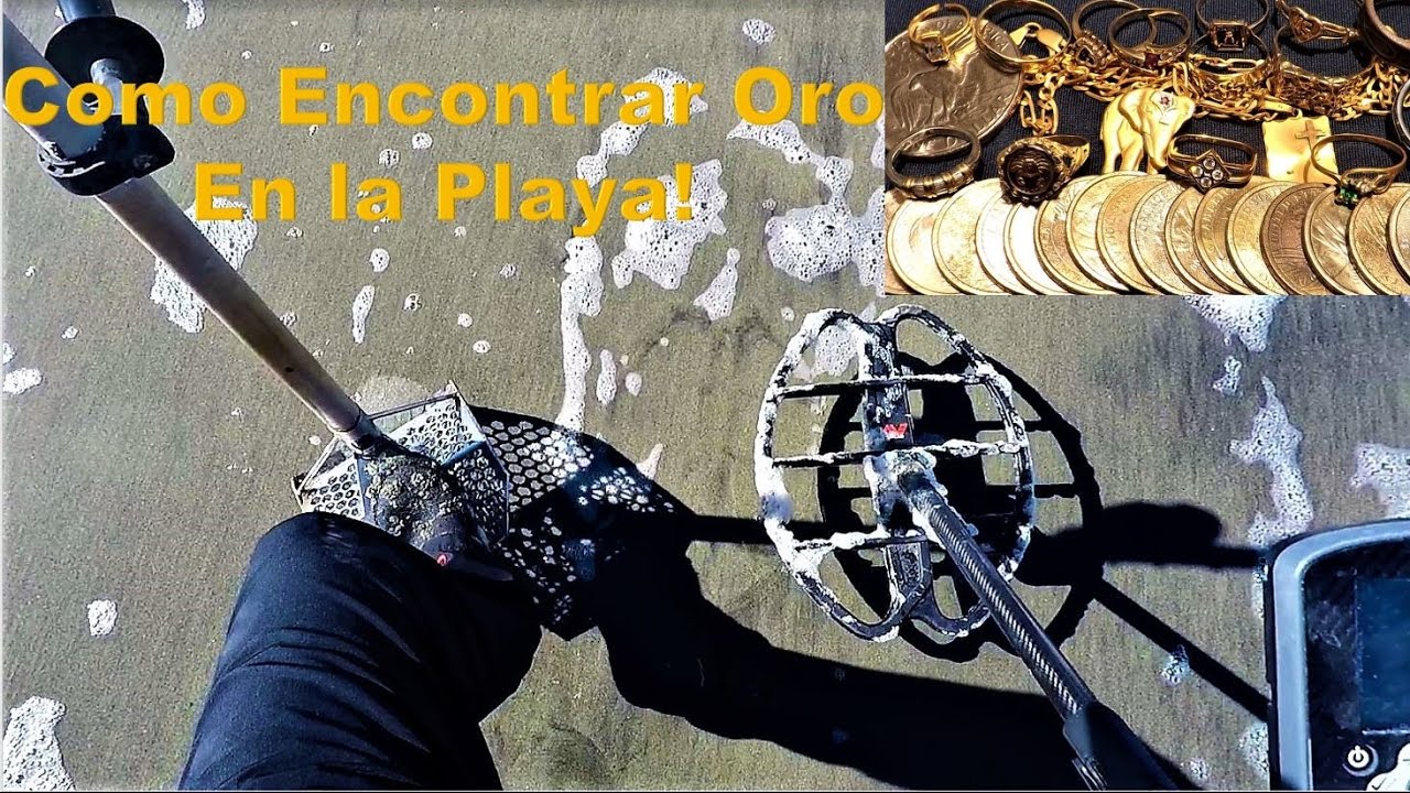 Como encontrar oro en la playa! Subtitle How to find Gold ctx 3030