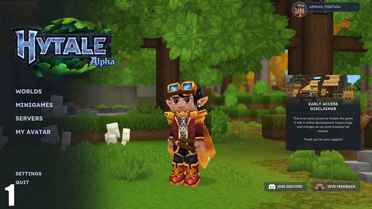 Hytale Survival Let's Play - Early Access - Episode 1