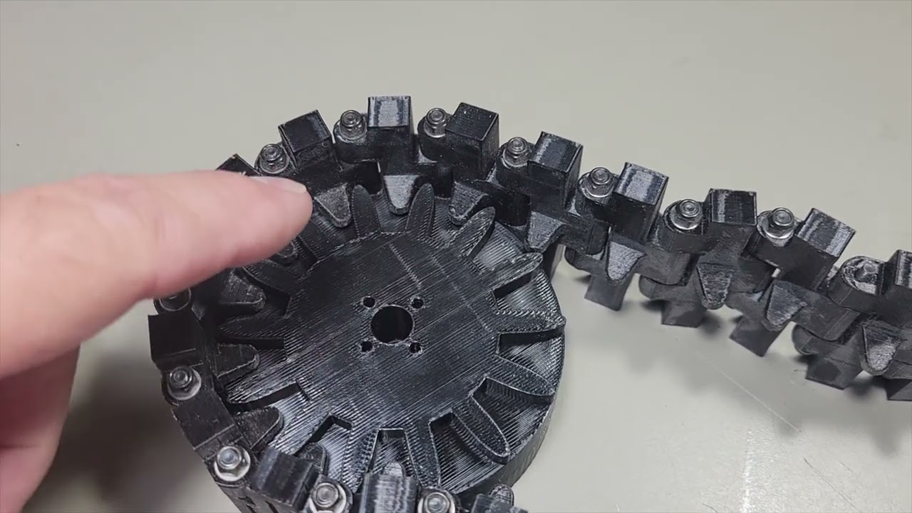 Tonka Bulldozer Conversion   New Sprockets and adjusted tracks
