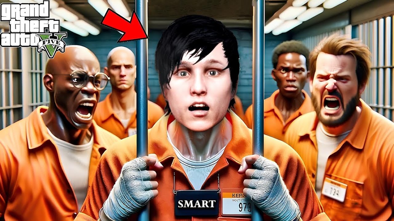 မောင်စမတ် ထောင်ကျသွားပြီ | $1 Prison VS $1,000,000 Prison in GTA V | SMART On Live