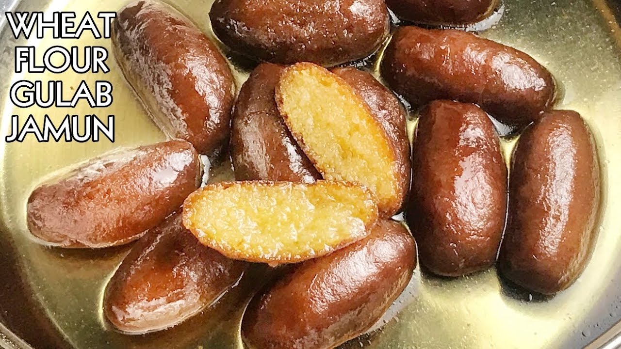 Wheat Flour Gulab Jamun Recipe | No Khoya |  *New Studio*