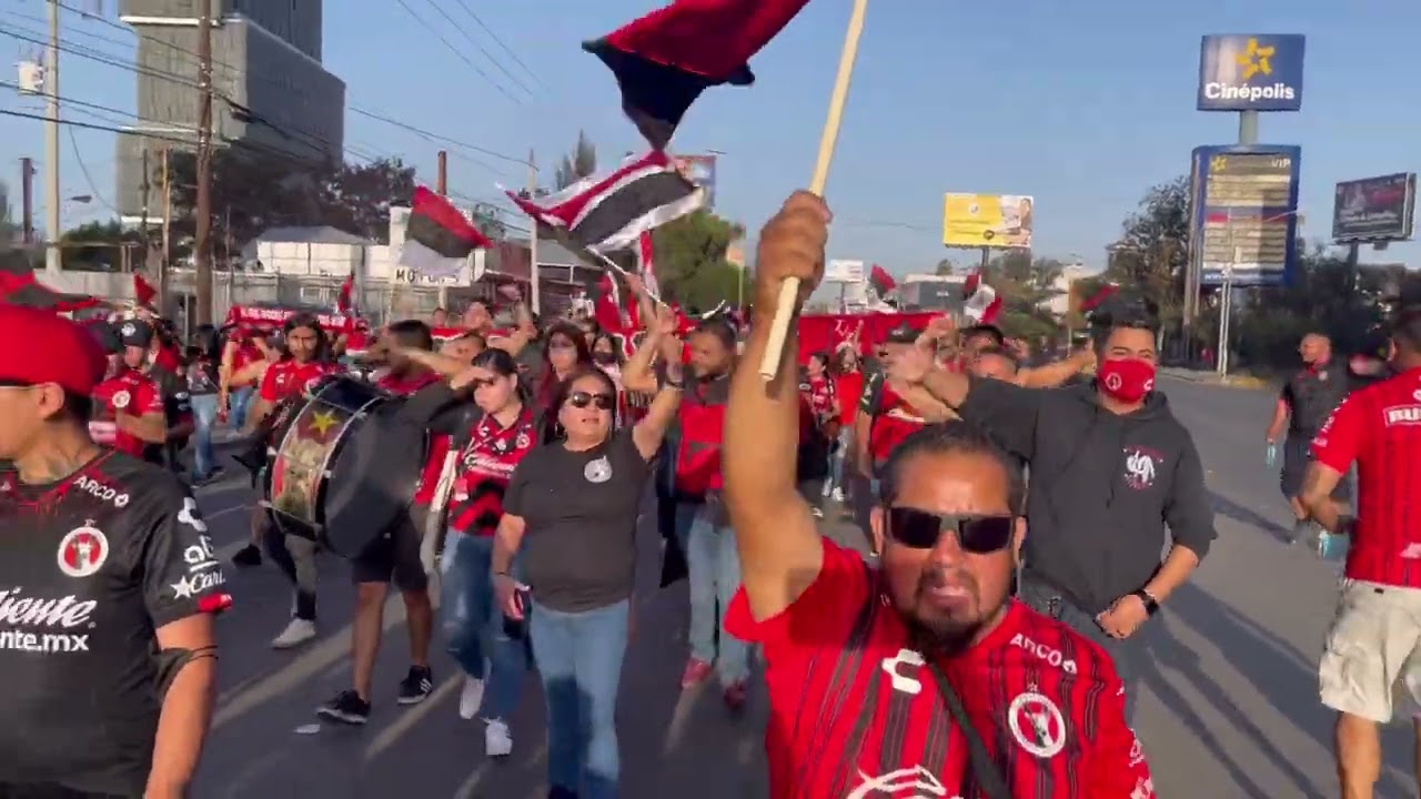 Caravana la masakr3 2022 Tijuana vs Querétaro 24/04/2022