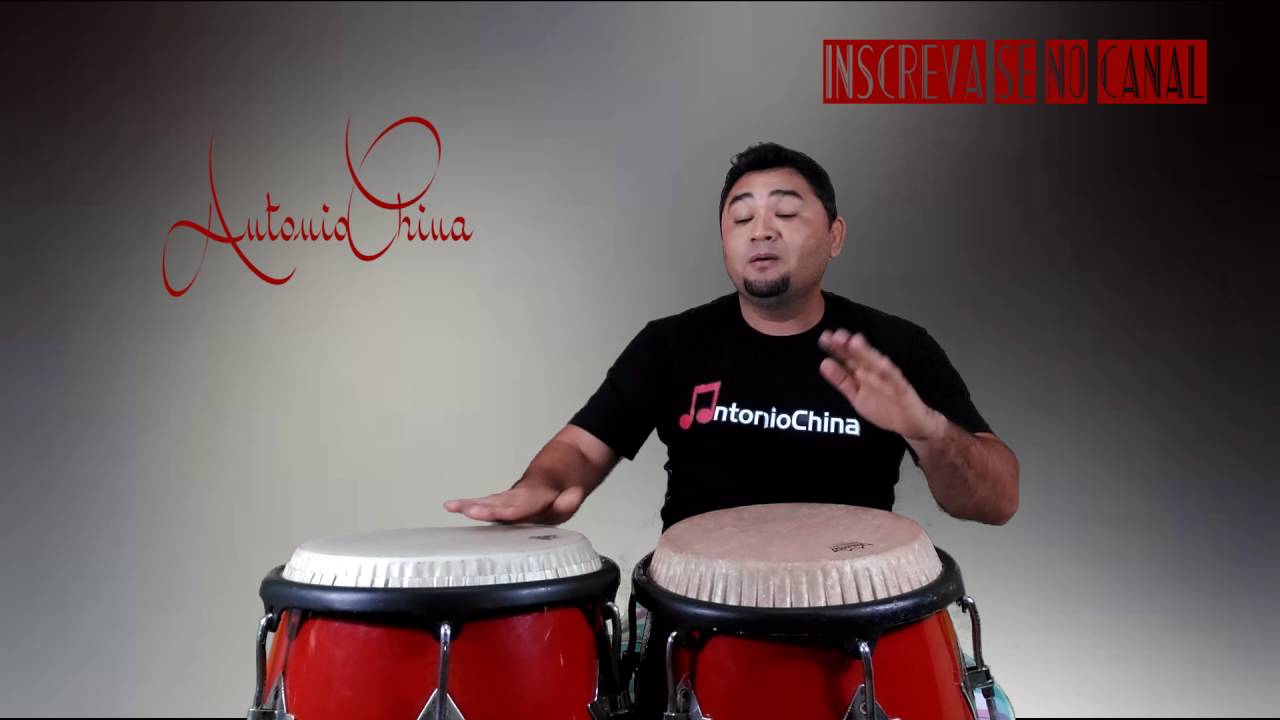 PERCUSSÃO -   COMO TOCAR SAMBA REGGAE 1990 NAS CONGAS