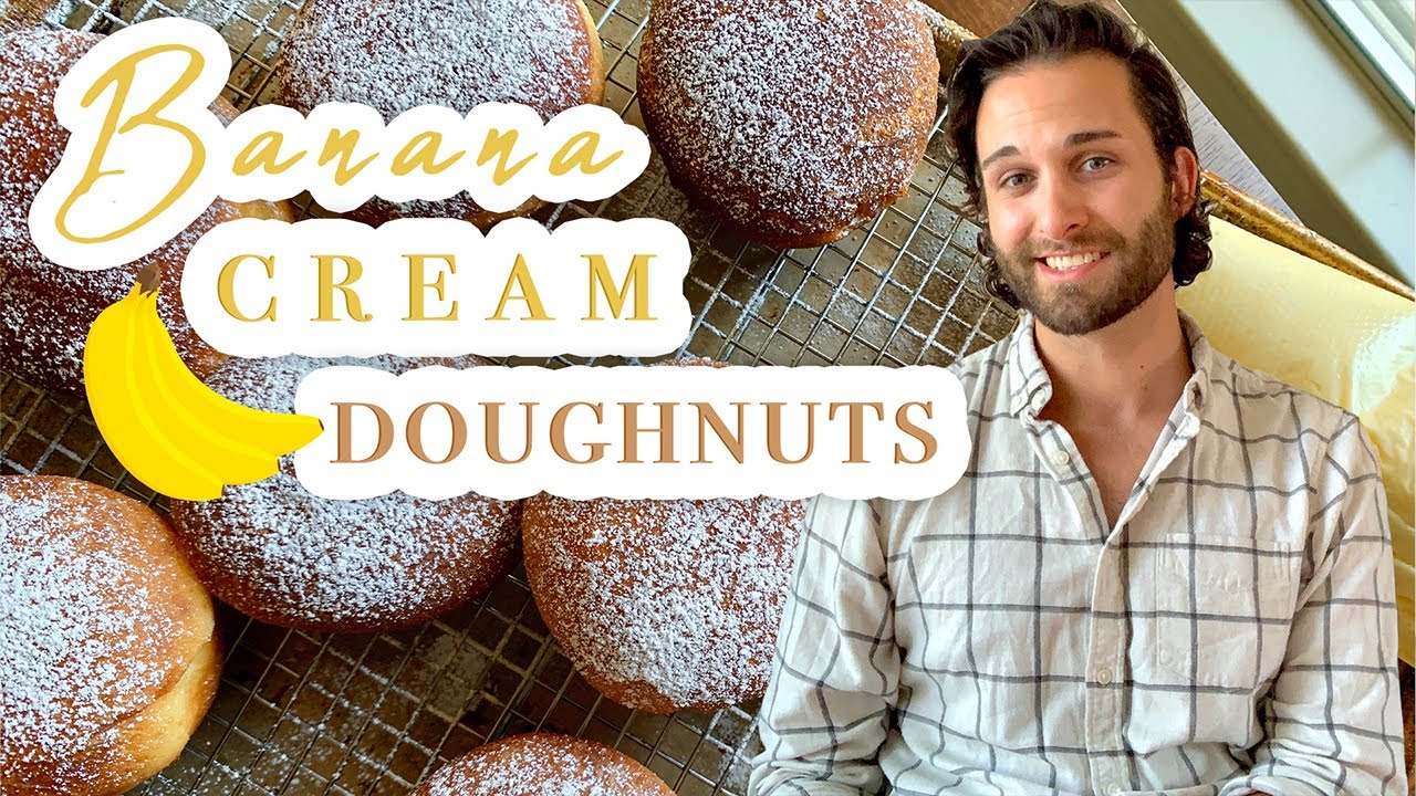 Banana Cream Donuts | Rich Brioche Dough that Melts in Your Mouth!! | Southern Living From Home