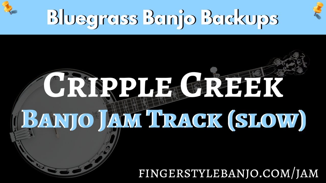Bluegrass Banjo Jam Track (slow): 