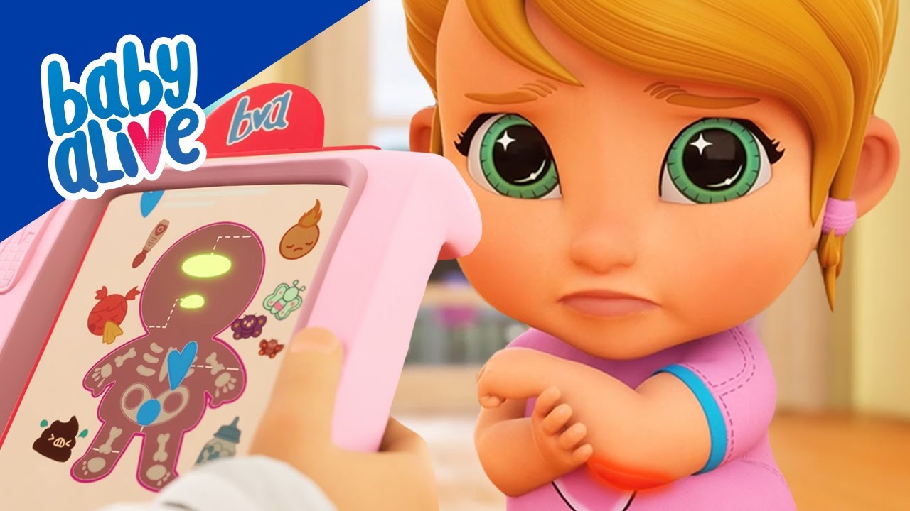 Baby Alive en Español 🩺 Las Muñecas Visita A La Médico 💦 Dibujos Animados Para Niños 💕