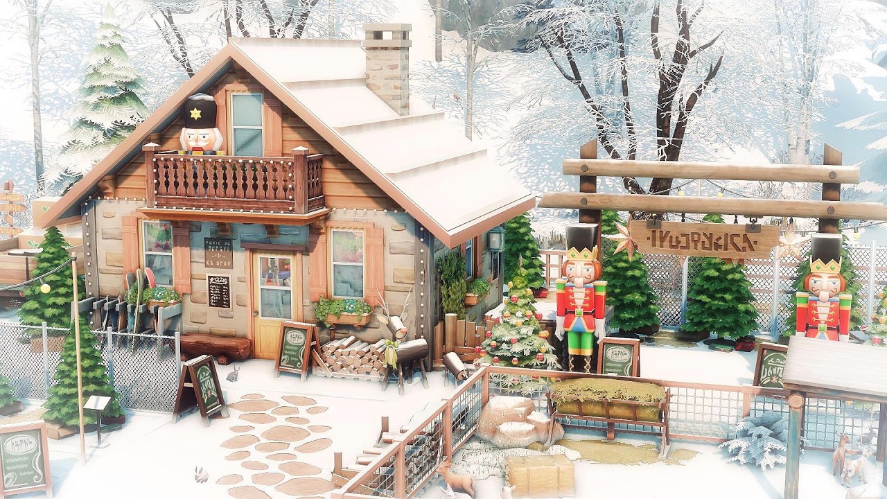 CHIRSTMA Tree Farm🎄The Sims 4 - Speed Build