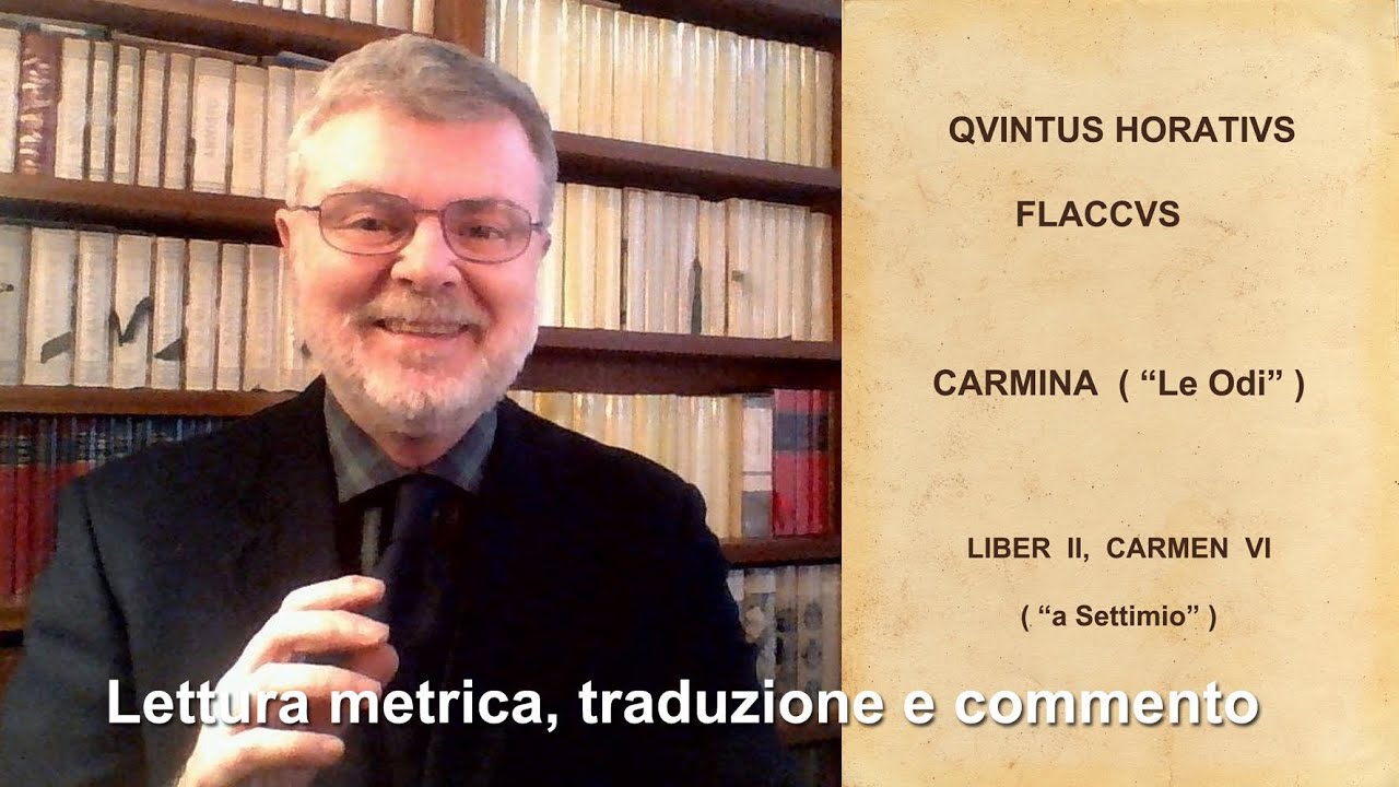 Poesia latina #4: Orazio, Ode 2, 6 (