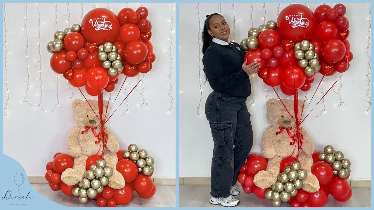 MONGOLFIERA E ORSO DI PELUCHE  ❤️VALENTINES DIY❤️