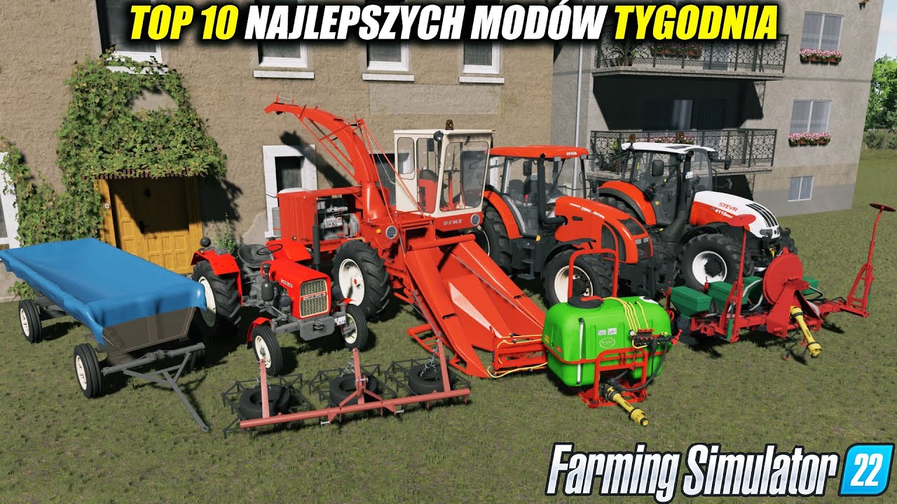 10 NAJLEPSZYCH POLSKICH MODÓW ⭐ FS 22 #73 *Orkan Z310, Piękne Domy, Ursus C-330, Zetor Forterra*