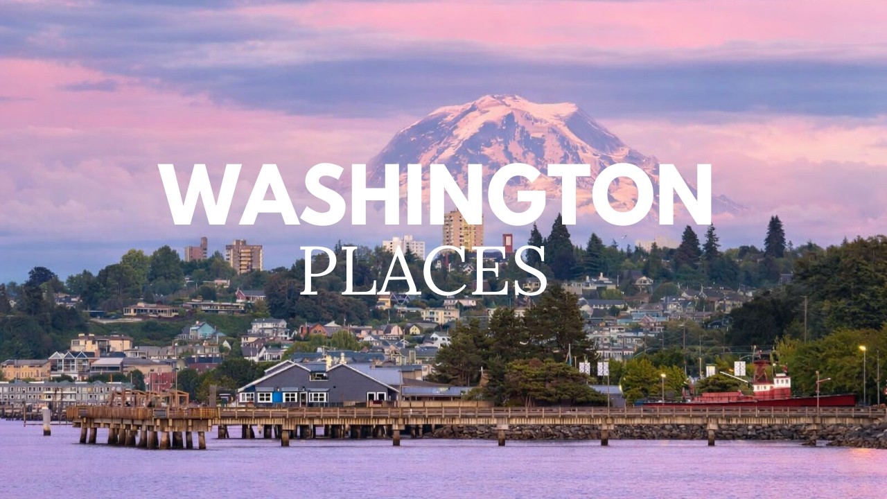 Washington State 4K | Most Beautiful Places in America
