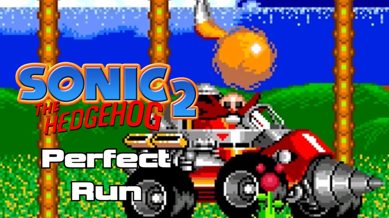Sonic the Hedgehog 2 (Megadrive/Genesis) - Emerald Hill Zone - Perfect Run