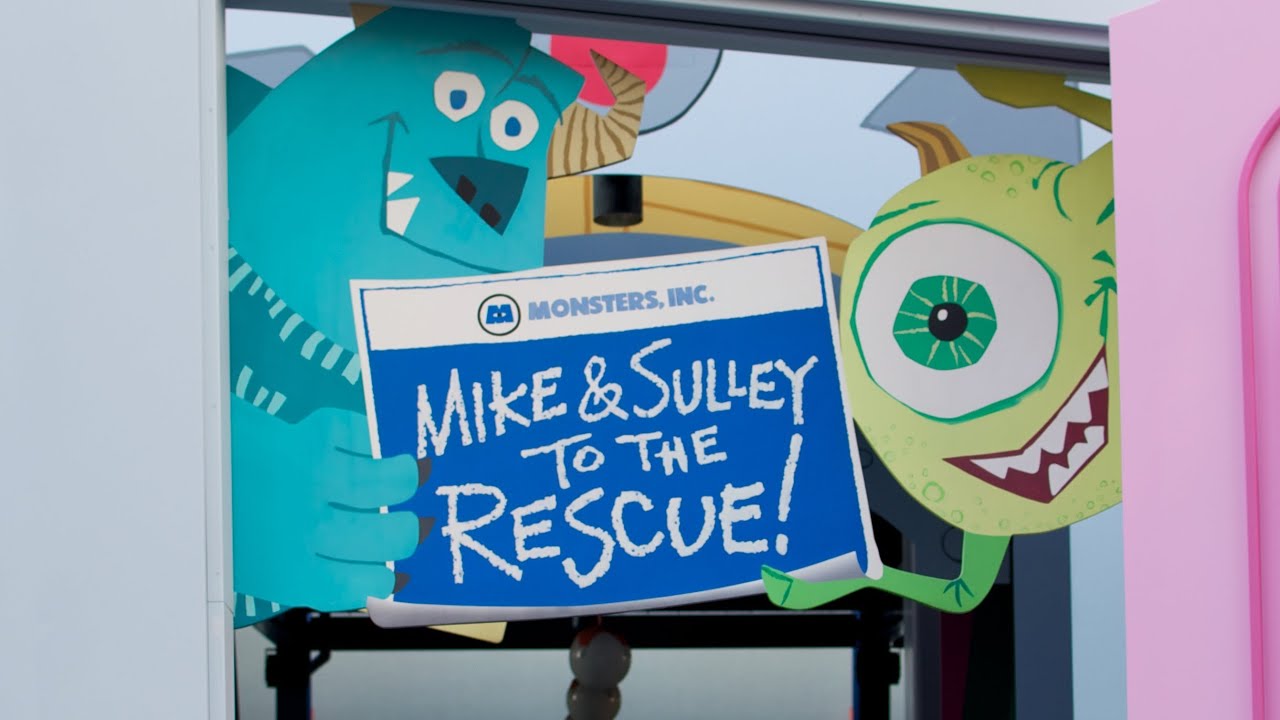 Monsters, Inc. Mike & Sulley To The Rescue! @ Disney's California Adventure Full Ride Through