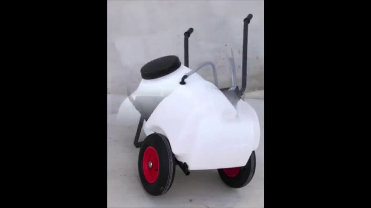 Chariot de pulvérisation avec cuve 120 L – pour application pompe Comet