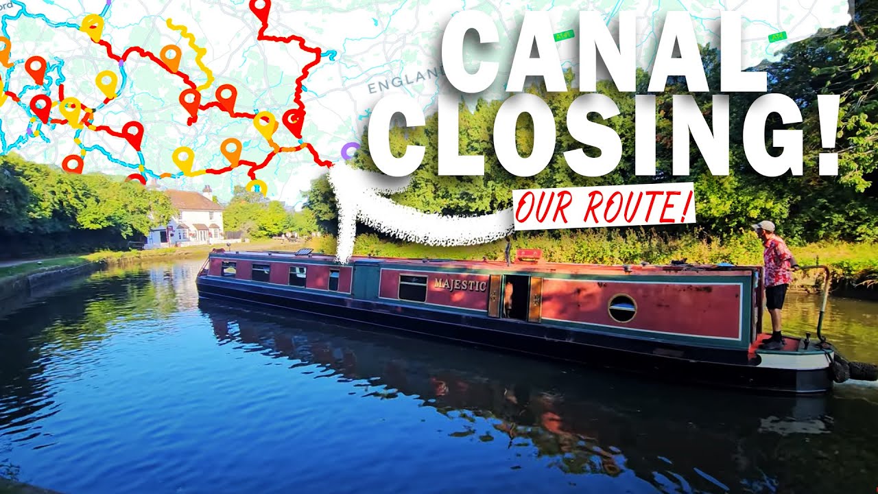 THE CANALS ARE CLOSING! IT'S NOW OR NEVER ON Narrowboat MAJESTIC! - 576