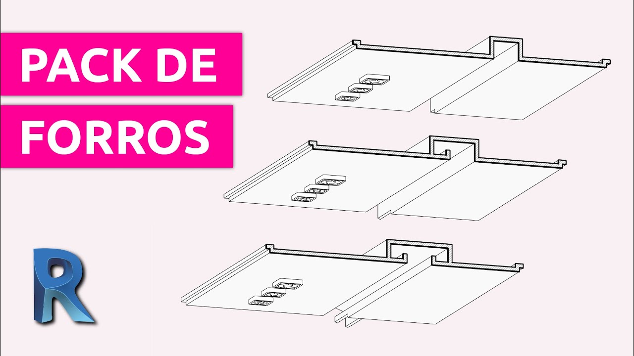 Pack de FORROS para Revit // FAMÍLIAS do Revit