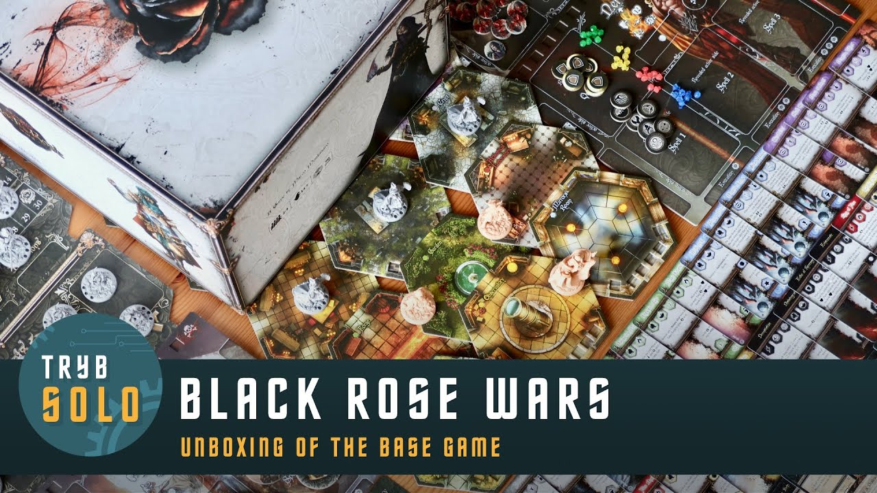 🇬🇧 Black Rose Wars | unboxing of the base game