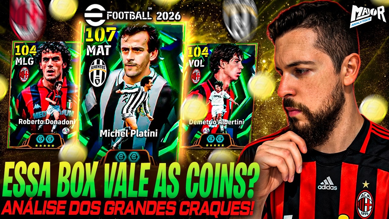 PLATINI, DONADONI e ALBERTINI CHEGARAM! Vale a pena investir nessa Box? | eFootball 2026