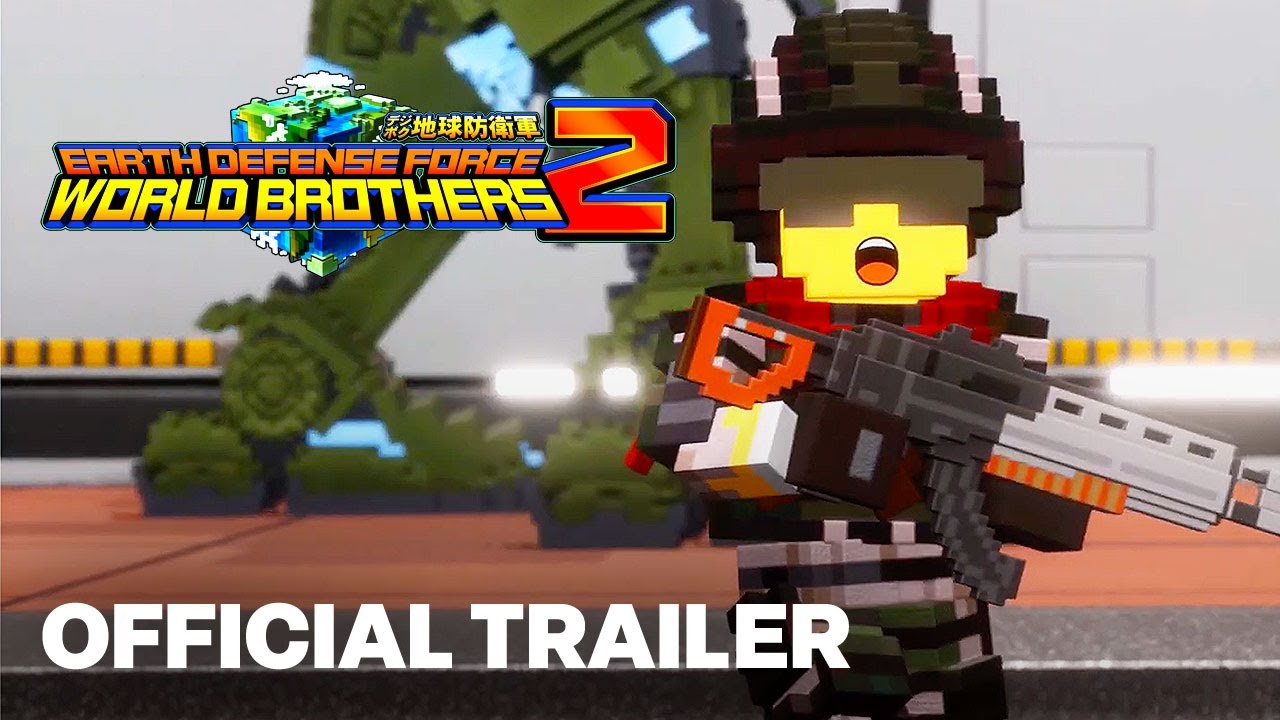 EARTH DEFENSE FORCE: WORLD BROTHERS 2 - Sing-Along Announcement Trailer