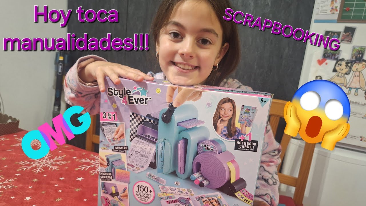 Estación Scrapbooking 3 en 1 Style 4ever, Personaliza tus cuadernos