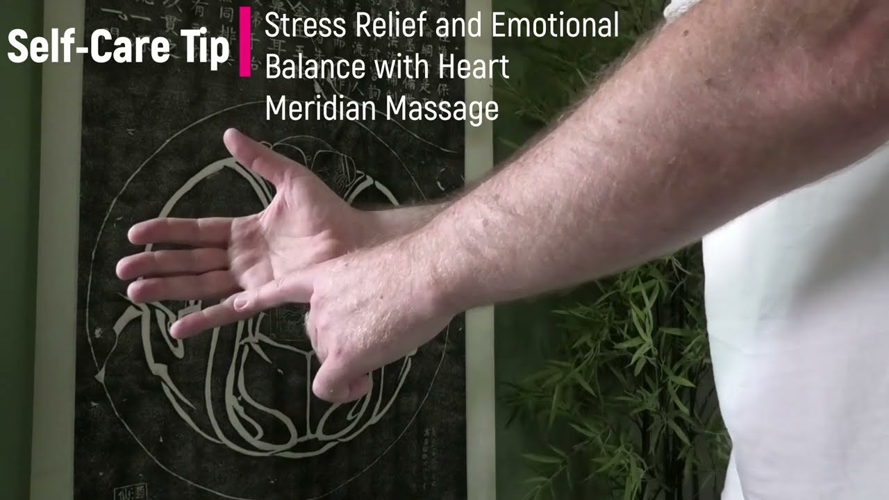 Self-Care Tip: Stress Relief with Heart Meridian Massage