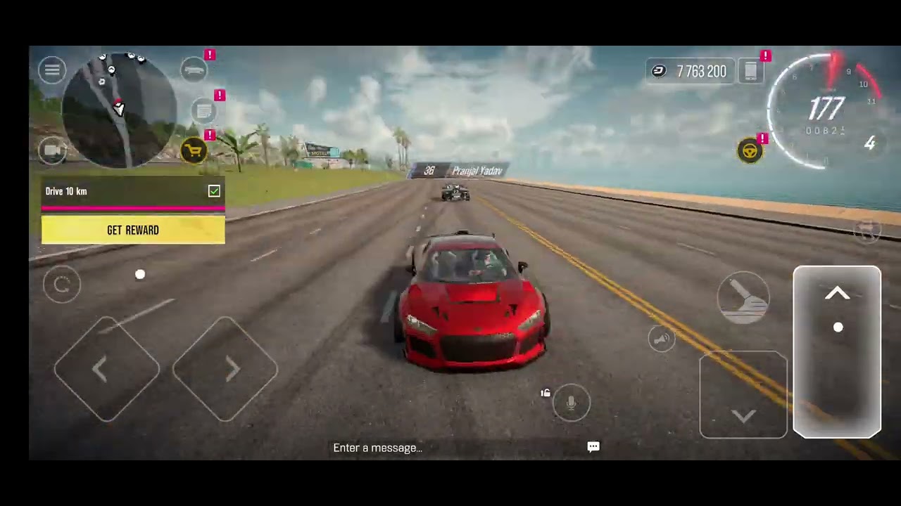 drive zone audi r8 vs Mustang gt !! who will win?? #gameplay #youtube