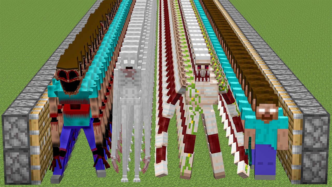 mimicer iron golem + herobrine + SCP-096 + mimicer = ?