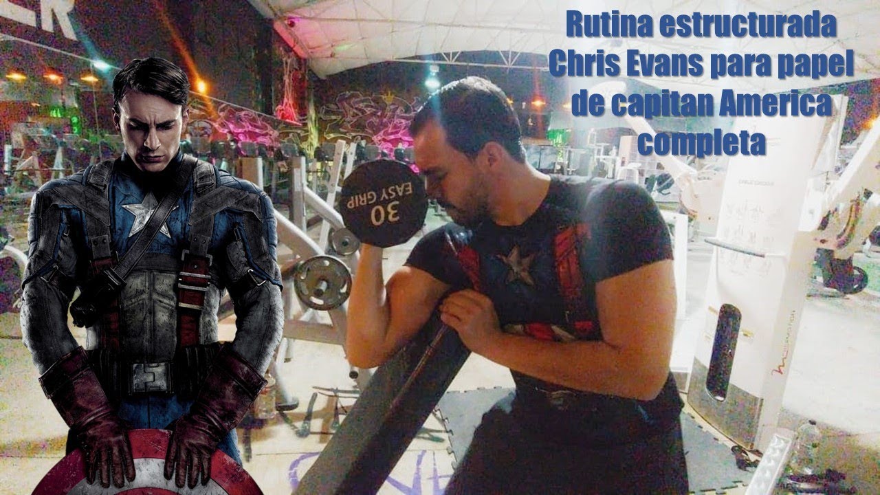 RUTINA CAPITAN AMERICA!!! primera parte entrenamiento chris evans para le papel de capitan america