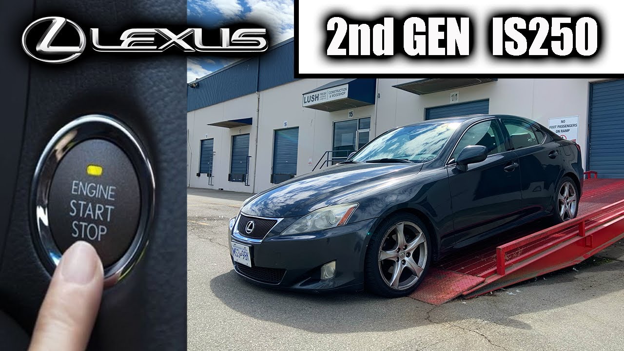 Lexus IS250 PUSH START — проблема с электроникой стартера — проверьте перед покупкой