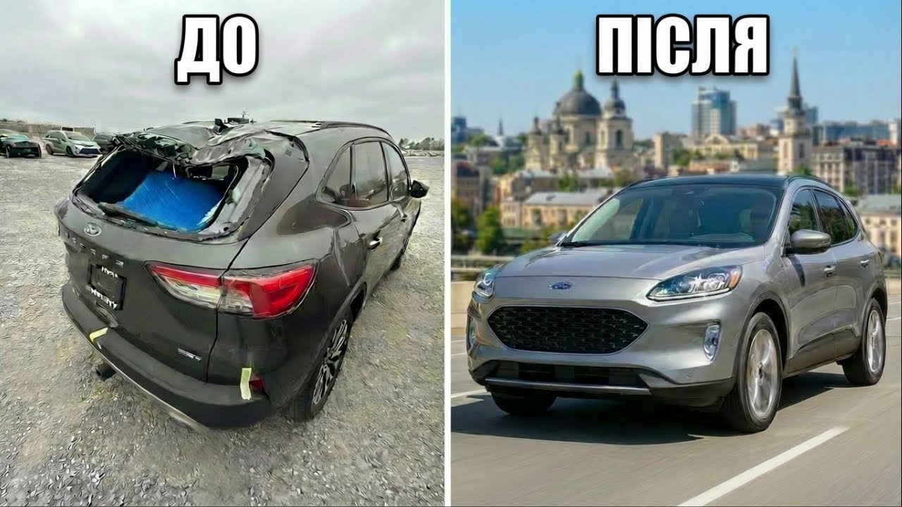 Ford Escape Hybrid зі США. Огляд після відновлення та тест драйв!