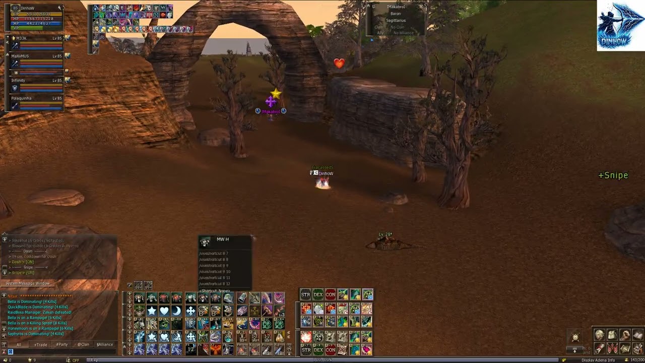 L2 AMERIKA - DinhoW - Sagittarius PvP - HighFive