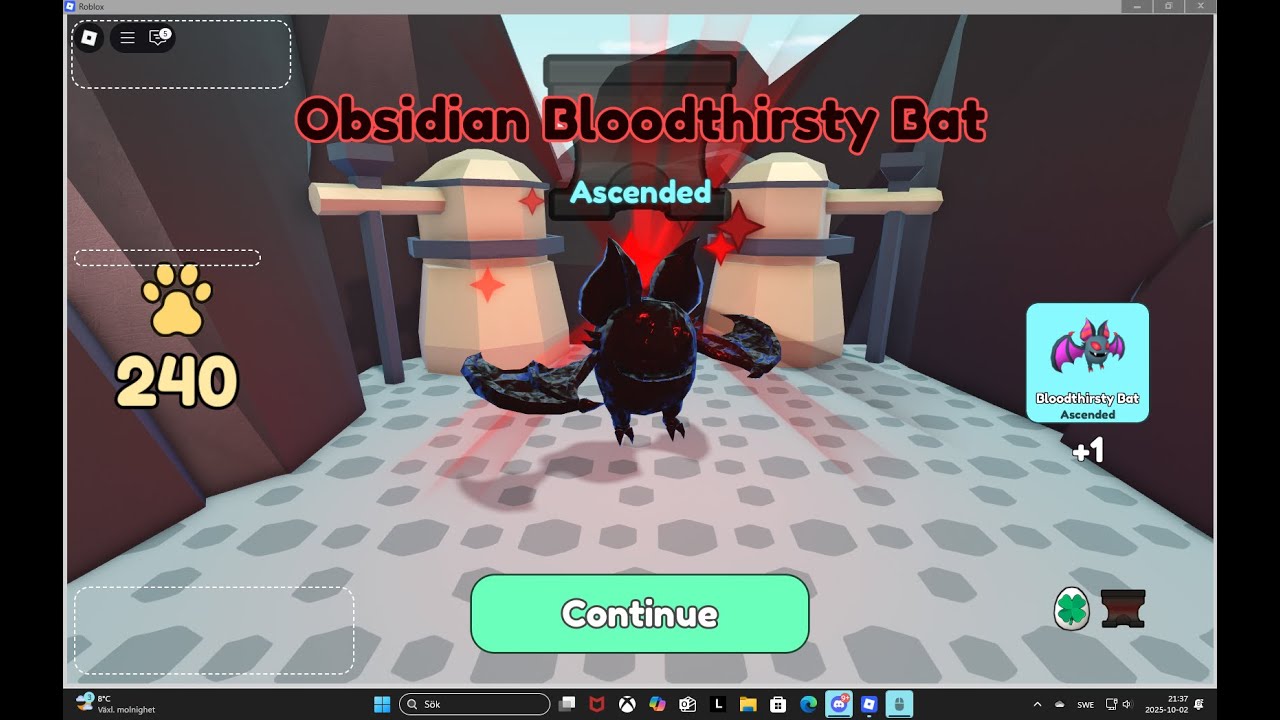 Met hunting in collect all pets, roblox (no taking)