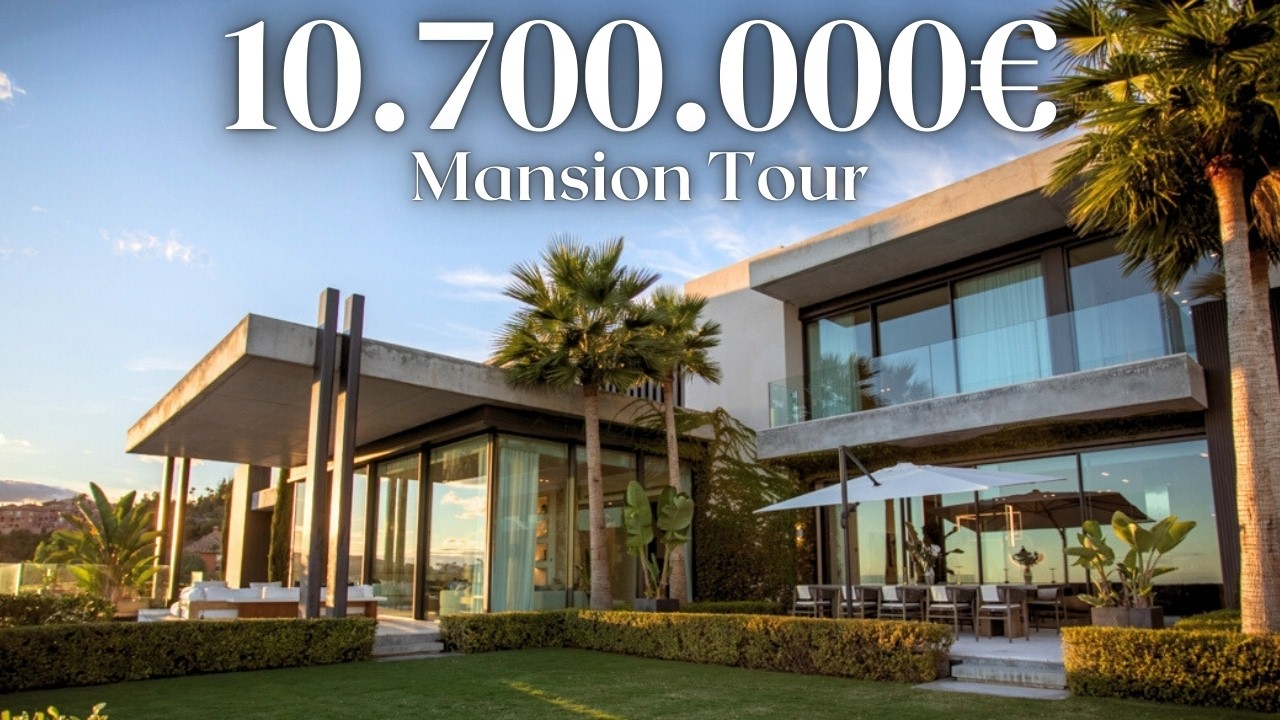 This 10.700.000€ Modern Masterpiece will Blow You Away! Sleek Interior Design & Luxurious Amenities!