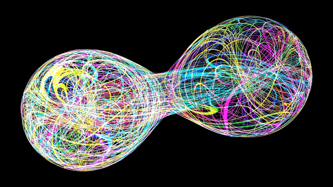 10 Million Particles in a Gravitational Field — A Visualization of Chaos