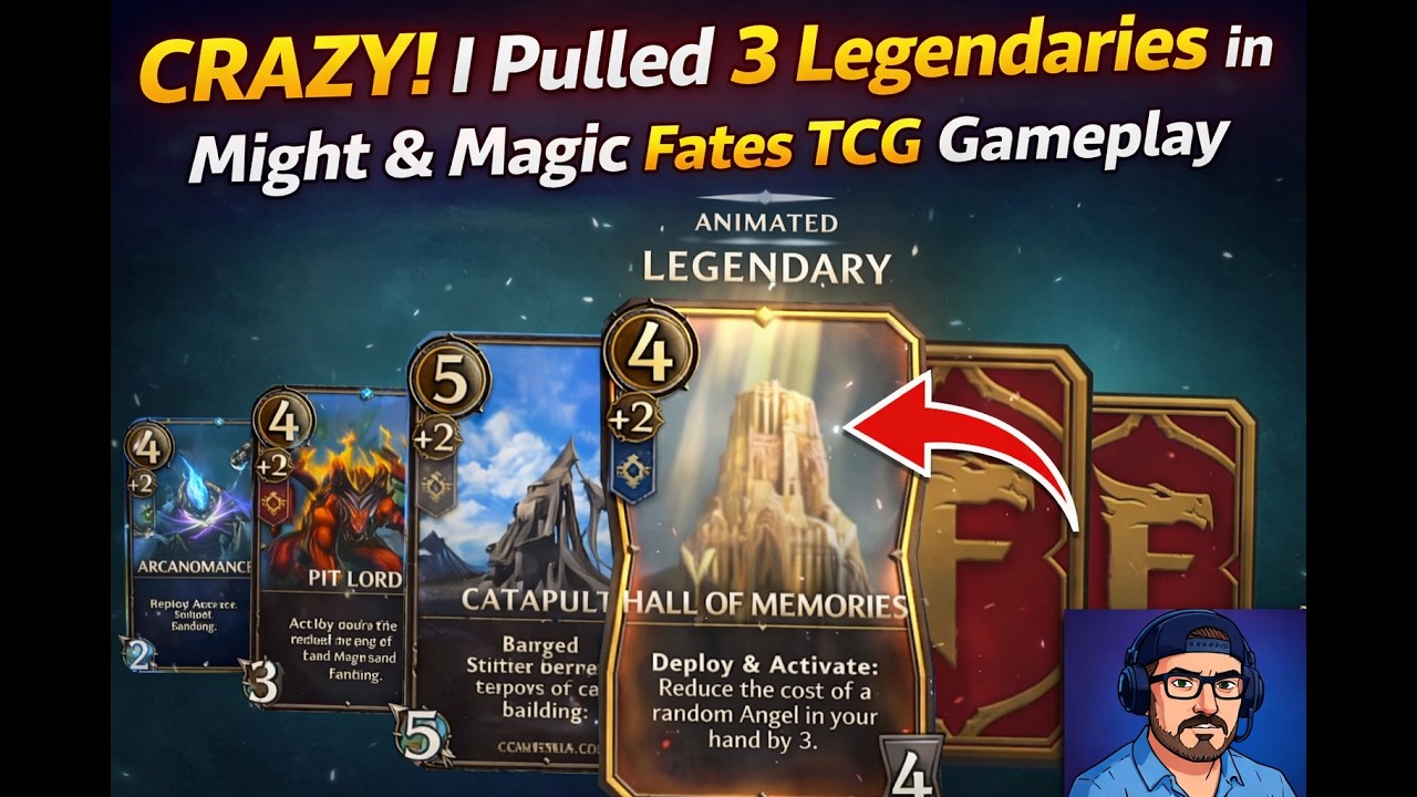 CRAZY! I Pulled 3 Legendaries in Might & Magic Fates TCG Gameplay